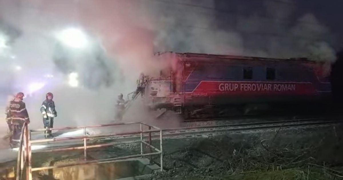 Mozdonytűzzel kezdte az évet a román vasút