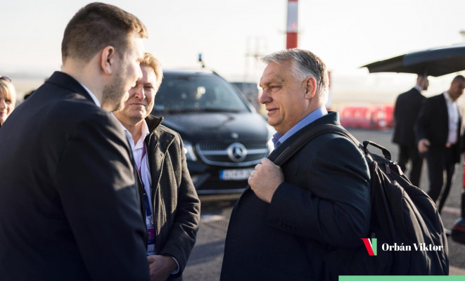 "Ma azért utazunk Washingtonba, hogy Trump elnökkel új fejezetet nyissunk a magyar-amerikai kapcsolatokban"