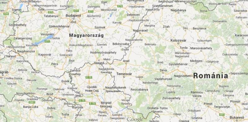 románia magyarország térkép Magyar településneveket mutat Erdélyben a google   Székelyföld.ma románia magyarország térkép